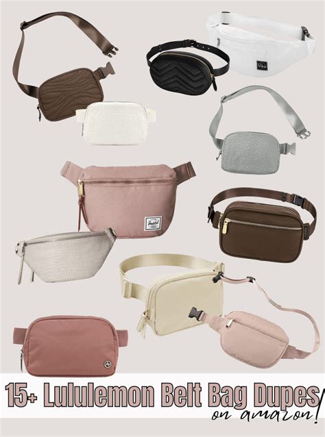 lulu dupe belt bag amazon|best lululemon crossbody bag dupe.